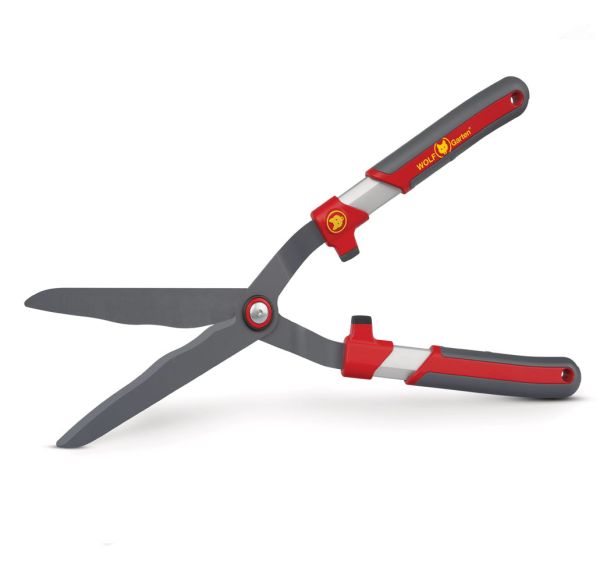 HS WP Grey Handle Waved Hedge Shears